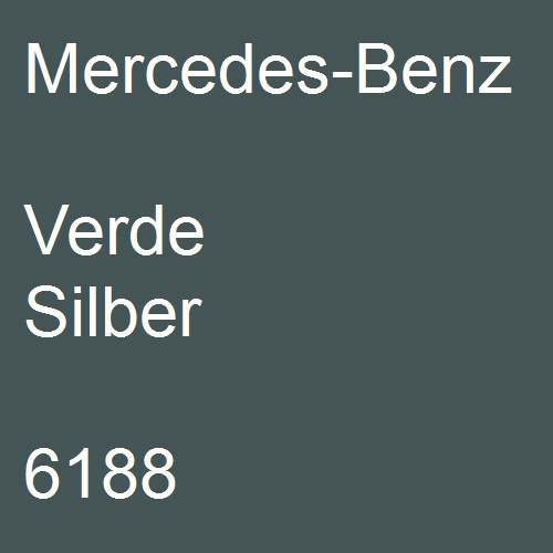 Mercedes-Benz, Verde Silber, 6188.